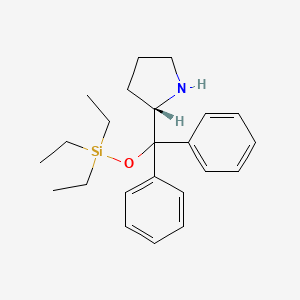Pyrrolidine, 2-[diphenyl[(triethylsilyl)oxy]methyl]-, (2S)-