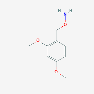 molecular formula C9H13NO3 B1589793 O-(2,4-二甲氧基苄基)羟胺 CAS No. 216067-66-2
