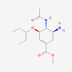 molecular formula C15H26N2O4 B1589800 Oseltamivir Acid Methyl Ester CAS No. 208720-71-2