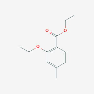 molecular formula C12H16O3 B1589804 Ethyl 2-ethoxy-4-methylbenzoate CAS No. 88709-17-5