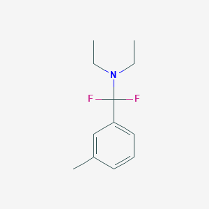 molecular formula C12H17F2N B1589806 N,N-Diethyl-alpha,alpha-difluoro-3-methylbenzylamine CAS No. 500131-50-0