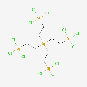 molecular formula C8H16Cl12Si5 B1589810 Tetrakis(trichlorosilylethyl)silane CAS No. 67776-46-9