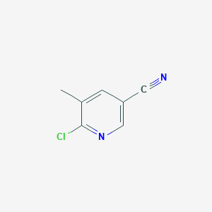 molecular formula C7H5ClN2 B1589823 6-Chloro-5-methylnicotinonitrile CAS No. 66909-33-9