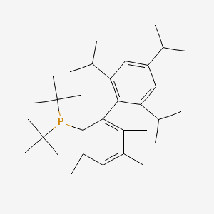 Di-tert-butyl(2',4',6'-triisopropyl-3,4,5,6-tetramethyl-[1,1'-biphenyl]-2-yl)phosphine