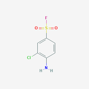 molecular formula C6H5ClFNO2S B158983 4-Amino-3-chlorobenzenesulfonyl fluoride CAS No. 1996-51-6