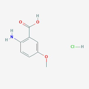 molecular formula C8H10ClNO3 B158984 5-Methoxyanthranilic acid HCl CAS No. 1882-70-8