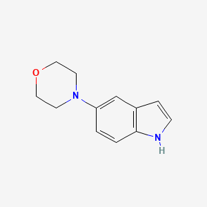 molecular formula C12H14N2O B1589841 4-(1H-Indol-5-yl)morpholine CAS No. 245117-16-2