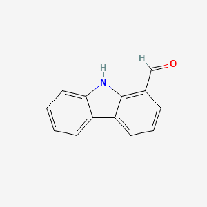 molecular formula C13H9NO B1589853 9H-carbazole-1-carbaldehyde CAS No. 1903-94-2