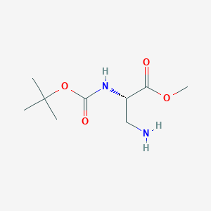 (S)-Methyl 3-amino-2-((tert-butoxycarbonyl)amino)propanoate