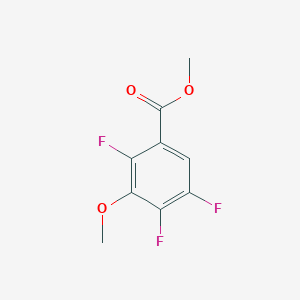 molecular formula C9H7F3O3 B158987 Methyl 3-methoxy-2,4,5-trifluorobenzoate CAS No. 136897-64-8