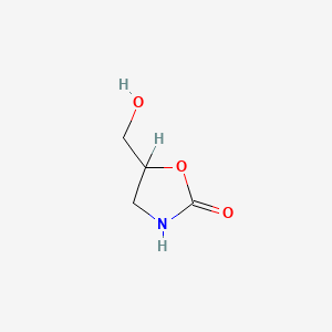molecular formula C4H7NO3 B1589877 5-(Hydroxymethyl)oxazolidin-2-one CAS No. 7517-99-9