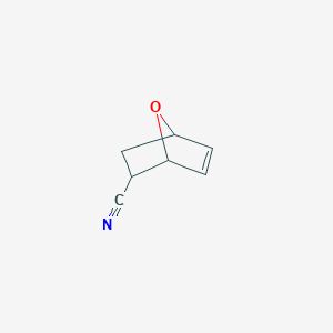 molecular formula C7H7NO B1589883 7-Oxabicyclo[2.2.1]hept-5-ene-2-carbonitrile CAS No. 53750-68-8