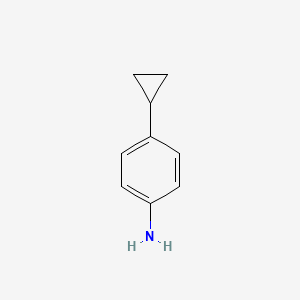 molecular formula C9H11N B1589887 4-Cyclopropylaniline CAS No. 3158-71-2