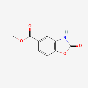 molecular formula C9H7NO4 B1589898 2-氧代-2,3-二氢-1,3-苯并恶唑-5-甲酸甲酯 CAS No. 65422-70-0