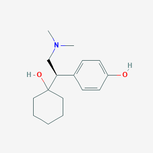 molecular formula C16H25NO2 B015899 (-)-O-Desmethylvenlafaxine CAS No. 142761-11-3