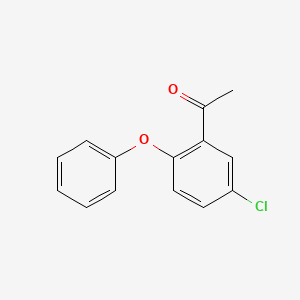 molecular formula C14H11ClO2 B1589912 1-(5-Chloro-2-phenoxyphenyl)ethanone CAS No. 70958-18-8