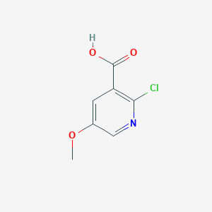 molecular formula C7H6ClNO3 B1589914 2-Chloro-5-methoxynicotinic acid CAS No. 74650-71-8