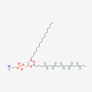 molecular formula C44H80NO7P B158993 PC(O-16:0/20:5(5Z,8Z,11Z,14Z,17Z)) CAS No. 132196-28-2