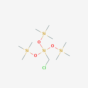 molecular formula C10H29ClO3Si4 B1589942 Chloromethyltris(trimethylsiloxy)silane CAS No. 41919-30-6