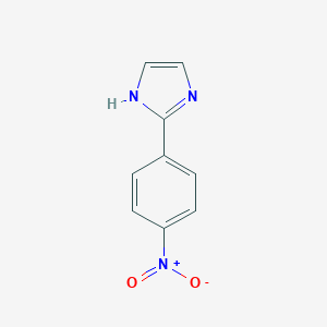 molecular formula C9H7N3O2 B158995 2-(4-nitrophenyl)-1H-imidazole CAS No. 1614-06-8