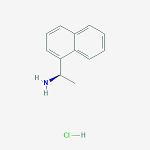 molecular formula C12H14ClN B1589953 (1R)-1-naphthalen-1-ylethanamine;hydrochloride CAS No. 82572-04-1