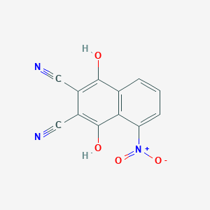 2,3-Dicyano-1,4-dihydroxy-5-nitronaphthalene