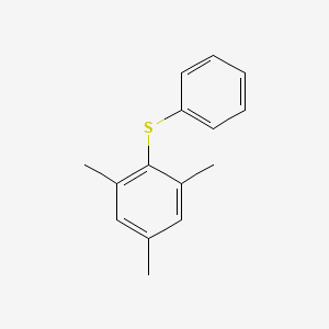 molecular formula C15H16S B1589961 2,4,6-Trimethyl diphenyl sulfide CAS No. 33667-80-0