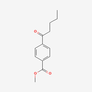 molecular formula C13H16O3 B1589966 Methyl 4-pentanoylbenzoate CAS No. 30611-21-3