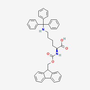 molecular formula C40H38N2O4 B1589971 Fmoc-Lys(Trt)-OH CAS No. 719892-61-2