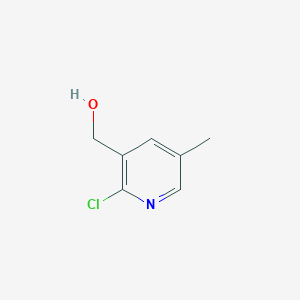 molecular formula C7H8ClNO B1589973 (2-Chloro-5-methylpyridin-3-yl)methanol CAS No. 518314-64-2