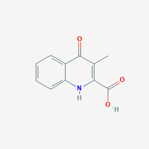 molecular formula C11H9NO3 B1589974 3-Methyl-4-oxo-1,4-dihydroquinoline-2-carboxylic acid CAS No. 858488-66-1