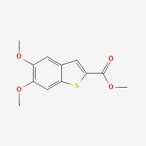 molecular formula C12H12O4S B1589983 Methyl 5,6-Dimethoxybenzothiophene-2-carboxylate CAS No. 35212-99-8