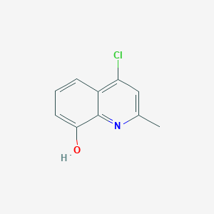 molecular formula C10H8ClNO B1589995 4-Chloro-8-hydroxy-2-methylquinoline CAS No. 28507-46-2