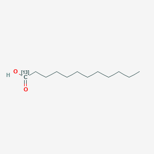 molecular formula C12H24O2 B1589996 Dodecanoic acid-1-13C CAS No. 93639-08-8