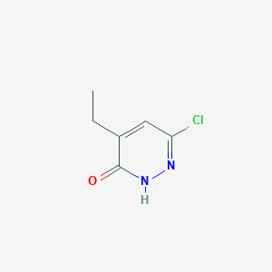 molecular formula C6H7ClN2O B1590003 6-Chloro-4-ethylpyridazin-3(2H)-one CAS No. 61404-49-7