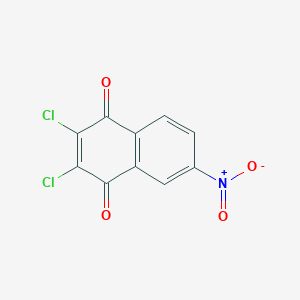 molecular formula C10H3Cl2NO4 B1590014 2,3-Dichloro-6-nitronaphthalene-1,4-dione CAS No. 29284-76-2