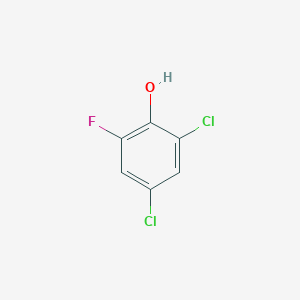 molecular formula C6H3Cl2FO B1590019 2,4-Dichloro-6-fluorophenol CAS No. 344-21-8