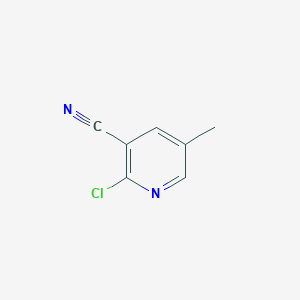 molecular formula C7H5ClN2 B1590024 2-Chloro-5-methylnicotinonitrile CAS No. 66909-34-0