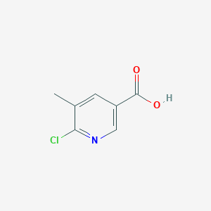 molecular formula C7H6ClNO2 B1590025 6-Chloro-5-methylnicotinic acid CAS No. 66909-29-3