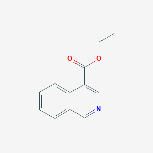 molecular formula C12H11NO2 B1590028 异喹啉-4-羧酸乙酯 CAS No. 50741-47-4