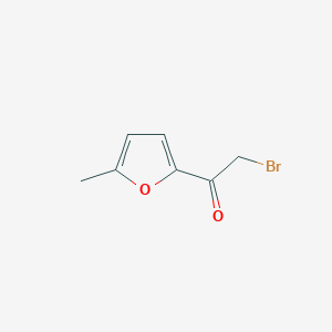 molecular formula C7H7BrO2 B159003 2-溴-1-(5-甲基呋喃-2-基)乙酮 CAS No. 1634-53-3