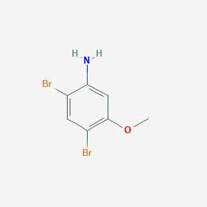 molecular formula C7H7Br2NO B1590041 2,4-Dibromo-5-methoxyaniline CAS No. 35736-52-8