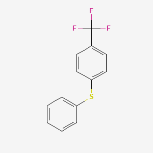 molecular formula C13H9F3S B1590045 4-三氟甲基二苯硫醚 CAS No. 53451-90-4
