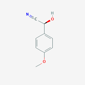 molecular formula C9H9NO2 B159005 (S)-(4-Methoxyphenyl)hydroxyacetonitrile CAS No. 139406-83-0