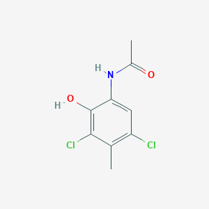 molecular formula C9H9Cl2NO2 B1590055 N-(3,5-dichloro-2-hydroxy-4-methylphenyl)acetamide CAS No. 55202-11-4