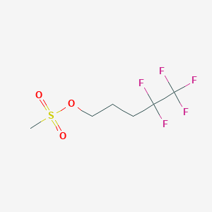 molecular formula C6H9F5O3S B1590061 4,4,5,5,5-Pentafluoropentyl methanesulfonate CAS No. 252947-01-6