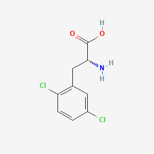 molecular formula C9H9Cl2NO2 B1590065 (R)-2-Amino-3-(2,5-dichlorophenyl)propanoic acid CAS No. 718596-54-4