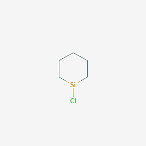 molecular formula C5H10ClSi B1590067 Silacyclohexane, 1-chloro- CAS No. 18339-91-8