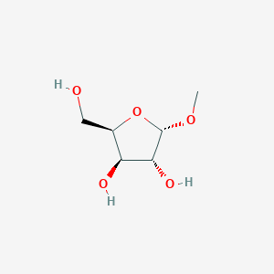 molecular formula C6H12O5 B159007 Methyl alpha-D-xylofuranoside CAS No. 1824-96-0