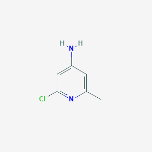 molecular formula C6H7ClN2 B1590075 2-Chloro-6-methylpyridin-4-amine CAS No. 79055-63-3